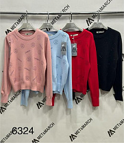 Свитер Met&March 6324 powder - делук