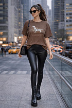 Футболка Major Kids 2173 brown - делук