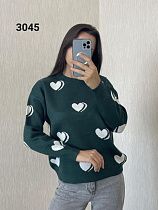 Свитер Fsn 3045 green - делук