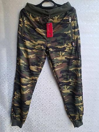 Штаны Спорт Giang 612 khaki-yellow - делук