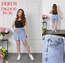 Юбка-Шорты Maxim Jeans 7062 blue - делук