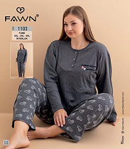 Пижама Romeo Life 1103 d.grey Пижама Romeo Life 1103 d.grey - делук