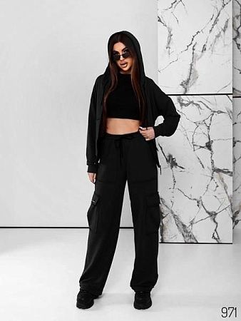 Костюм Спорт Loren 971 black - делук