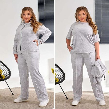 Костюм Спорт Dgmd 25041 l.grey - делук