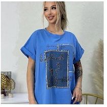 Футболка Elena&Vika 25314 blue - делук