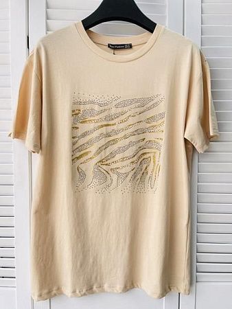 Футболка Karon 2509 beige - делук
