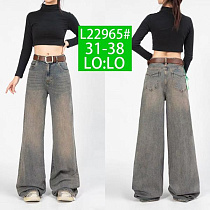 Джинсы Lolo Blues L22965 l.grey - делук