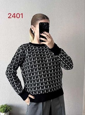 Свитер Fsn 2401 black - делук