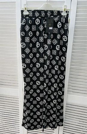 Штаны Karon 691 black-white - делук