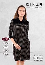 Халат Sss Annet DO-D4210 black - делук