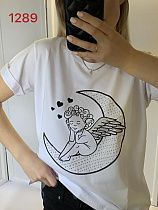 Футболка Fsn 1289 white - делук