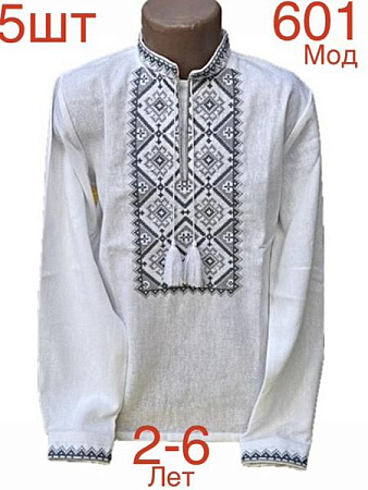 Вышиванка Надийка ND843-601 white - делук