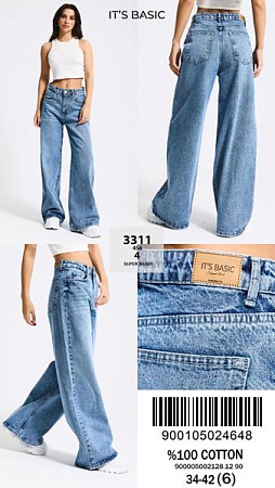 Джинсы Maxim Jeans 3311 l.blue - делук