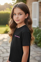 Футболка Delfinka 6039 black - делук