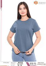 Футболка Samo W3722-1 l.blue - делук