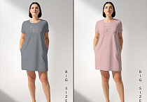 Ночнушка Trikotag T80 pink - делук