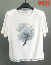 Футболка Lida 9421 white - делук