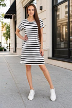 Платье Trikotag T1399 white - делук
