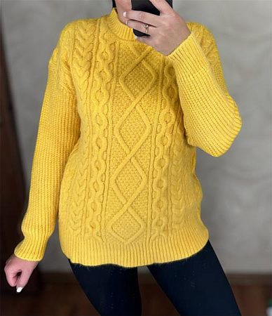 Свитер Novetly Store 26406 yellow - делук