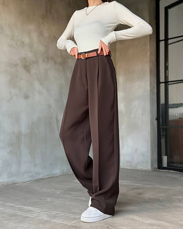 Штаны Sofi Cor 9054 brown - делук