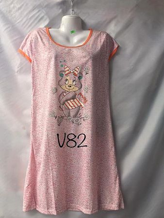 Ночнушка Punky V82 pink - делук