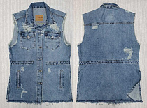 Жилетка Maxim Jeans 6274 blue - делук