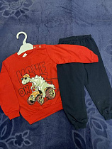 Костюм Спорт Baby Boom BB88 red - делук