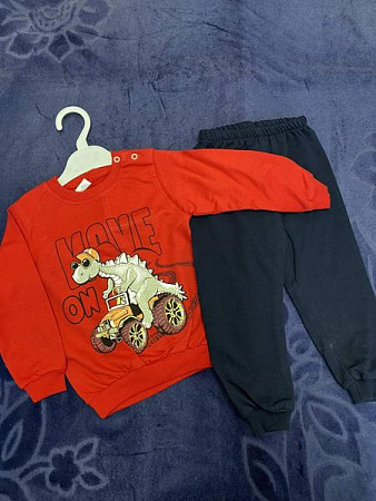 Костюм Спорт Baby Boom BB88 red - делук