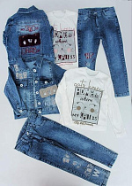 Костюм Meloria ML3597 blue-grey - делук