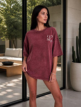 Футболка New Season FV042 wine - делук