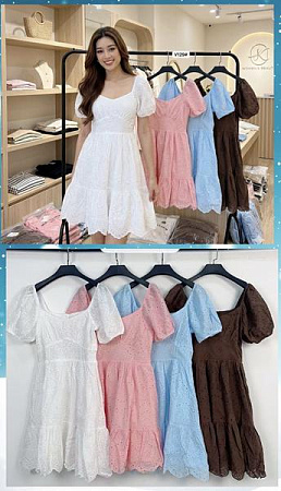 Платье Nefertiti V129 l.blue - делук