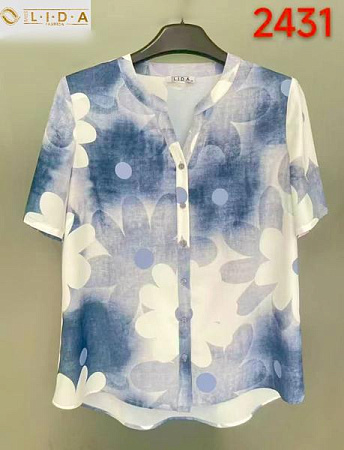 Рубашка Lida 0415 white - делук