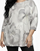 Свитер Elena&Vika 26126 grey - делук