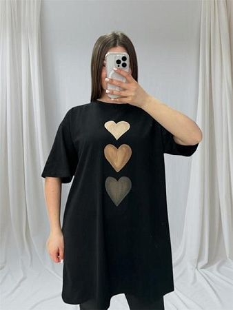 Туника Shipi 25081 black - делук