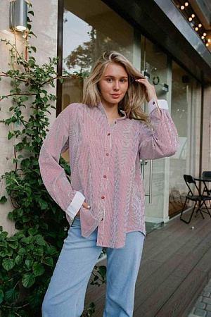 Рубашка Little Secret 19525 wine - делук