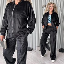 Костюм Спорт Modnulya 3067 black - делук