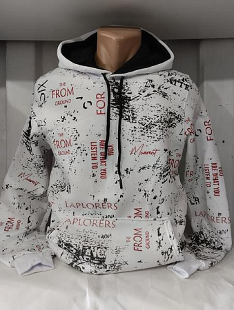 Худи Panda 1399 white - делук
