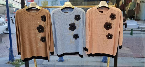 Свитер Julia JL694 l.blue - делук