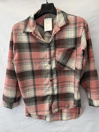 Рубашка Namik NM149 pink - делук