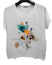 Футболка Orange Chinese 305 white - делук