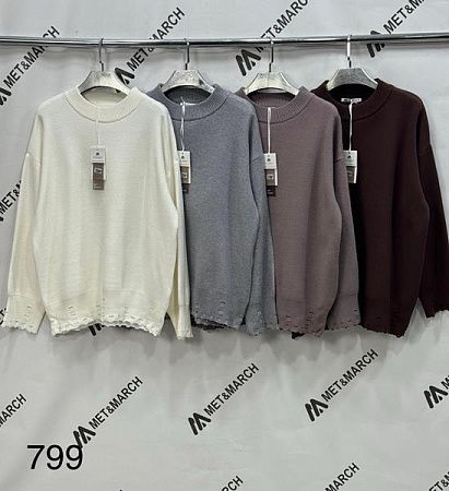 Свитер Met&March 799 d.beige - делук