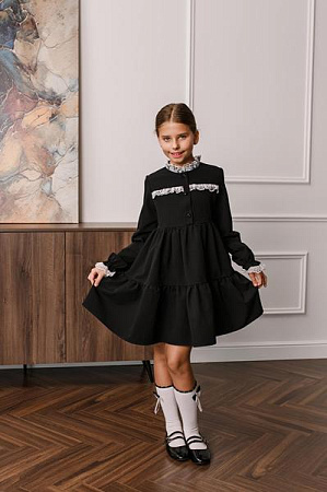 Платье Moda School 7325 black - делук