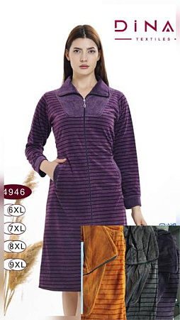 Халат Romeo Life 4946 khaki - делук