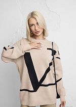 Свитер Katty 174 beige - делук
