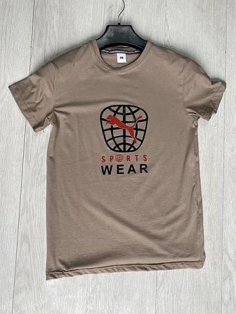 Футболка Zalov ZV49 brown - делук