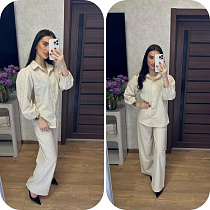 Костюм Valentina 113 beige - делук