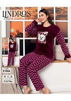 Костюм Homewear 21044 wine - делук