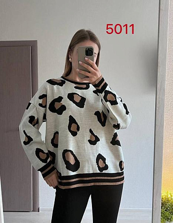 Свитер Fsn 5011 l.beige-brown - делук