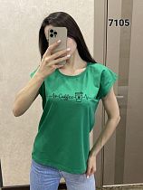 Футболка Fsn 7105 green - делук