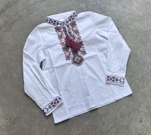 Вышиванка Limerense DD103 white - делук